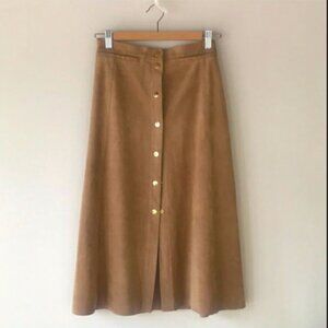 WILFRED MIDI SUEDE SKIRT NWOT
